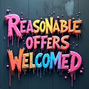 Reasonable offers welcome